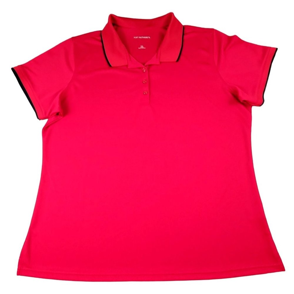 Port Authority Women's Deep Red Polo Shirt size XXL ... JH1188